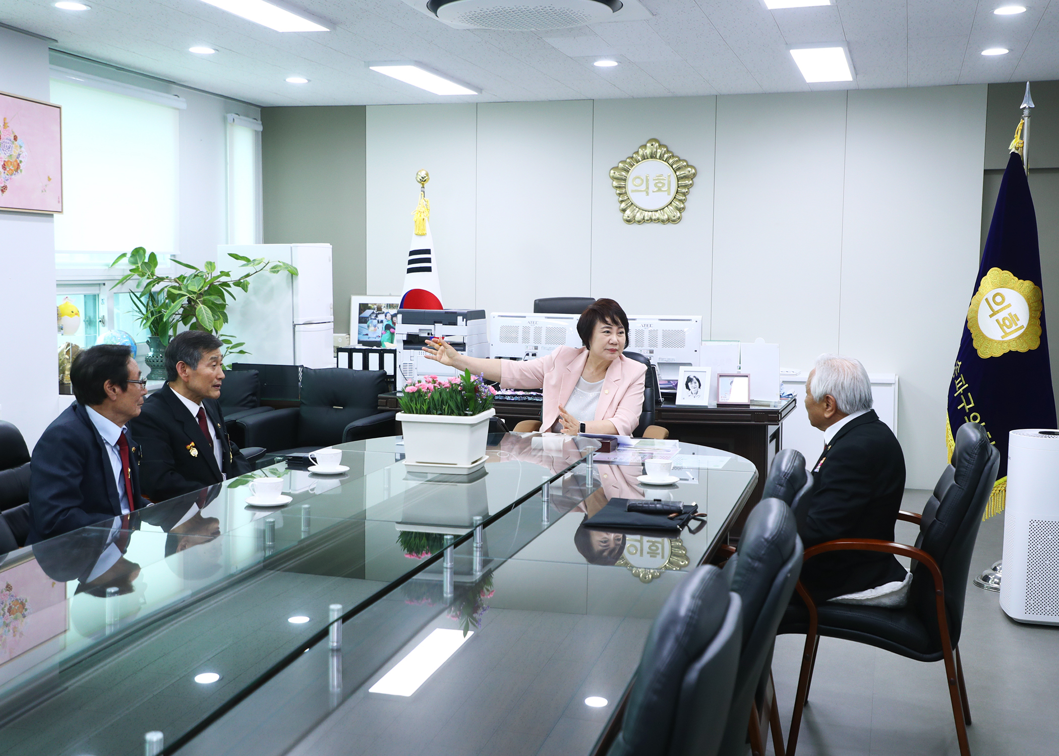 대한민국 무공수훈자회 의장님 면담 - 4