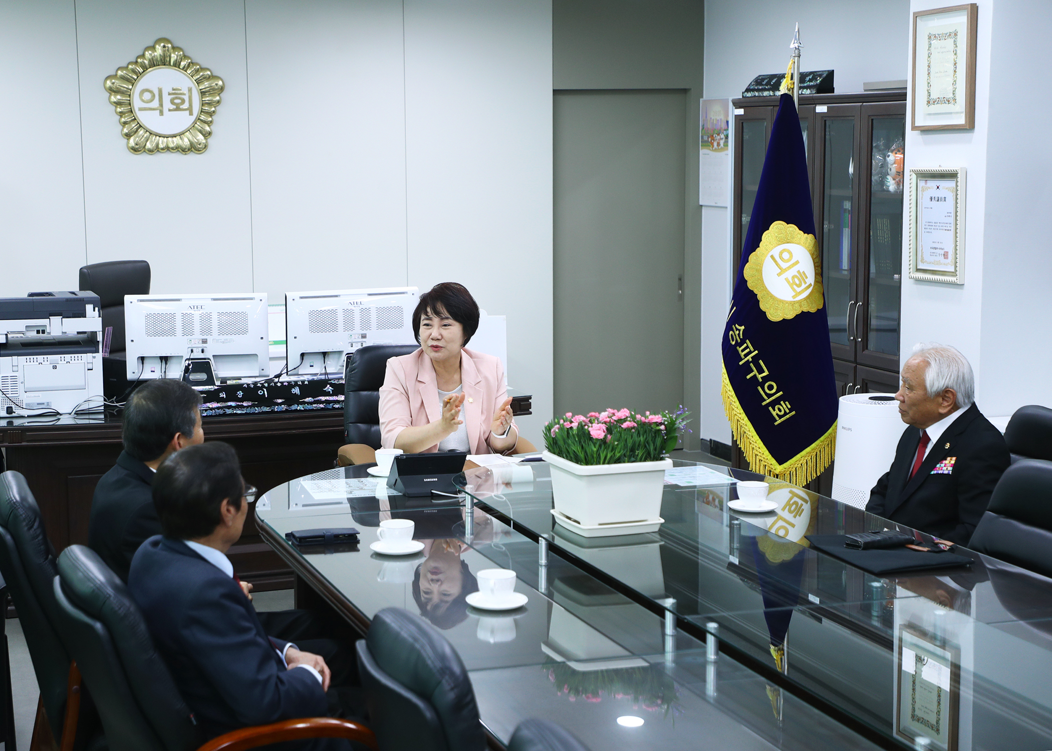 대한민국 무공수훈자회 의장님 면담 - 6