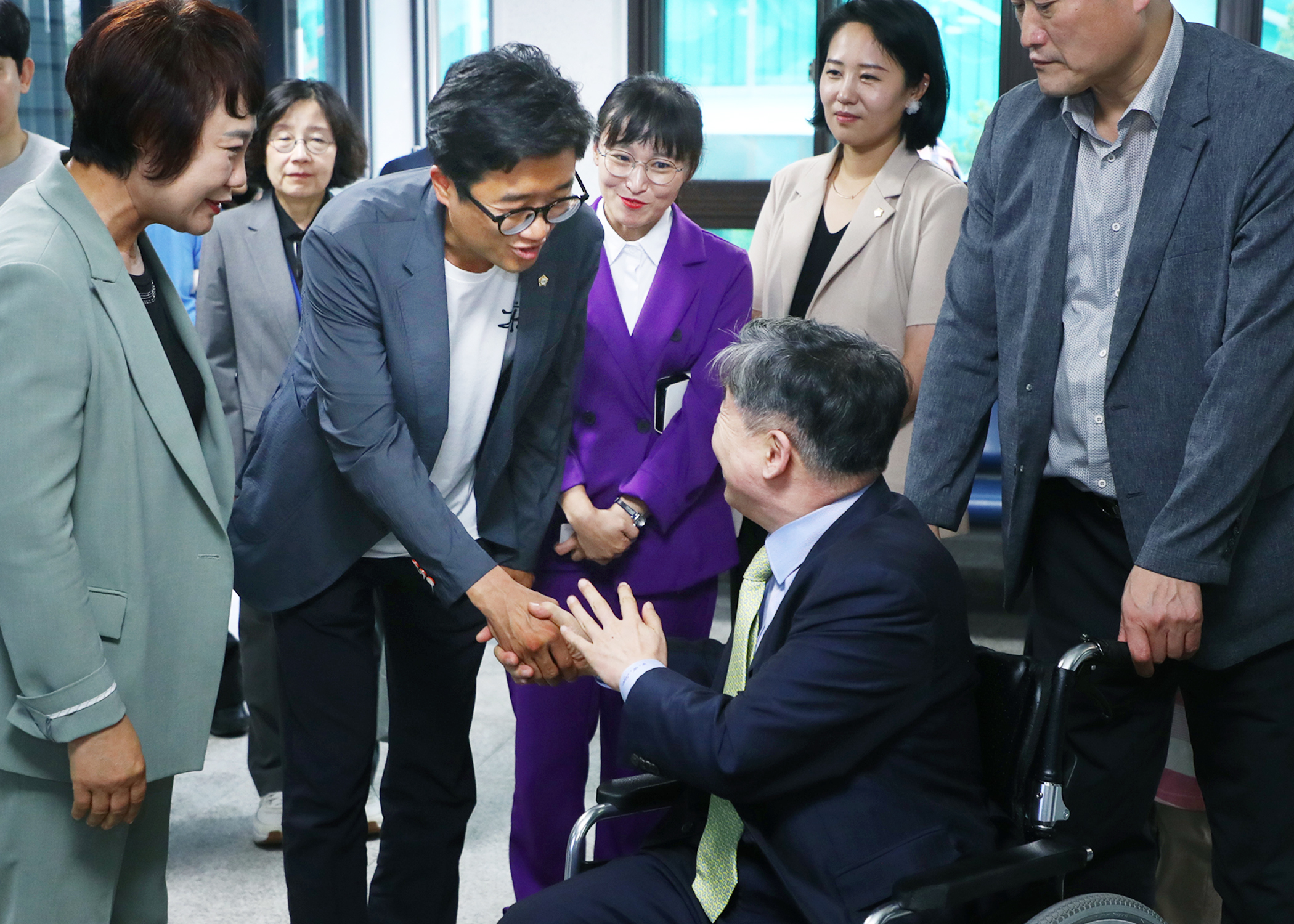 발달장애 한국육영학교 교육환경 개선 요구 학부모 간담회 - 2