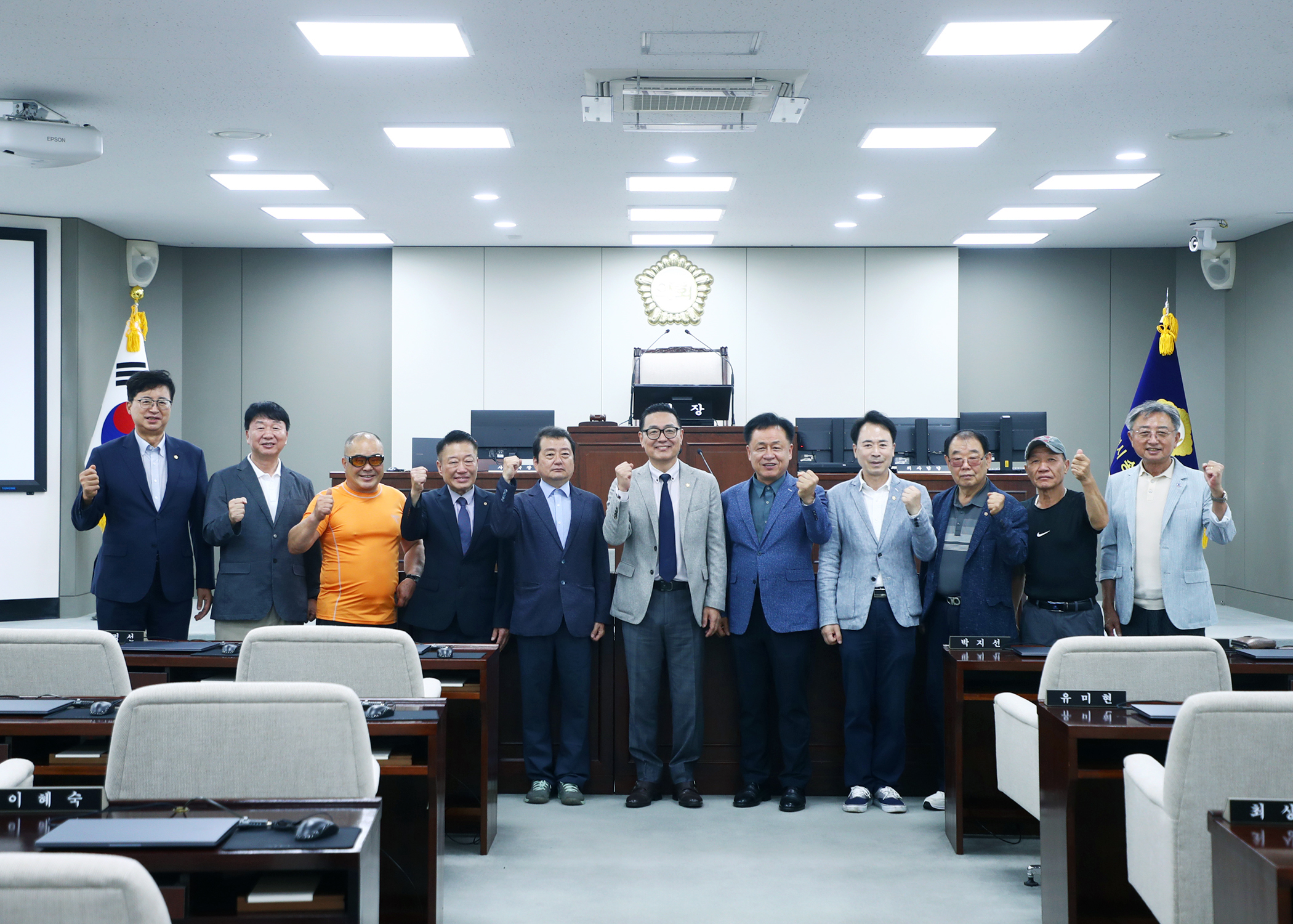 송파구 재향군인회 동회장님 송파구의회 방문 - 2