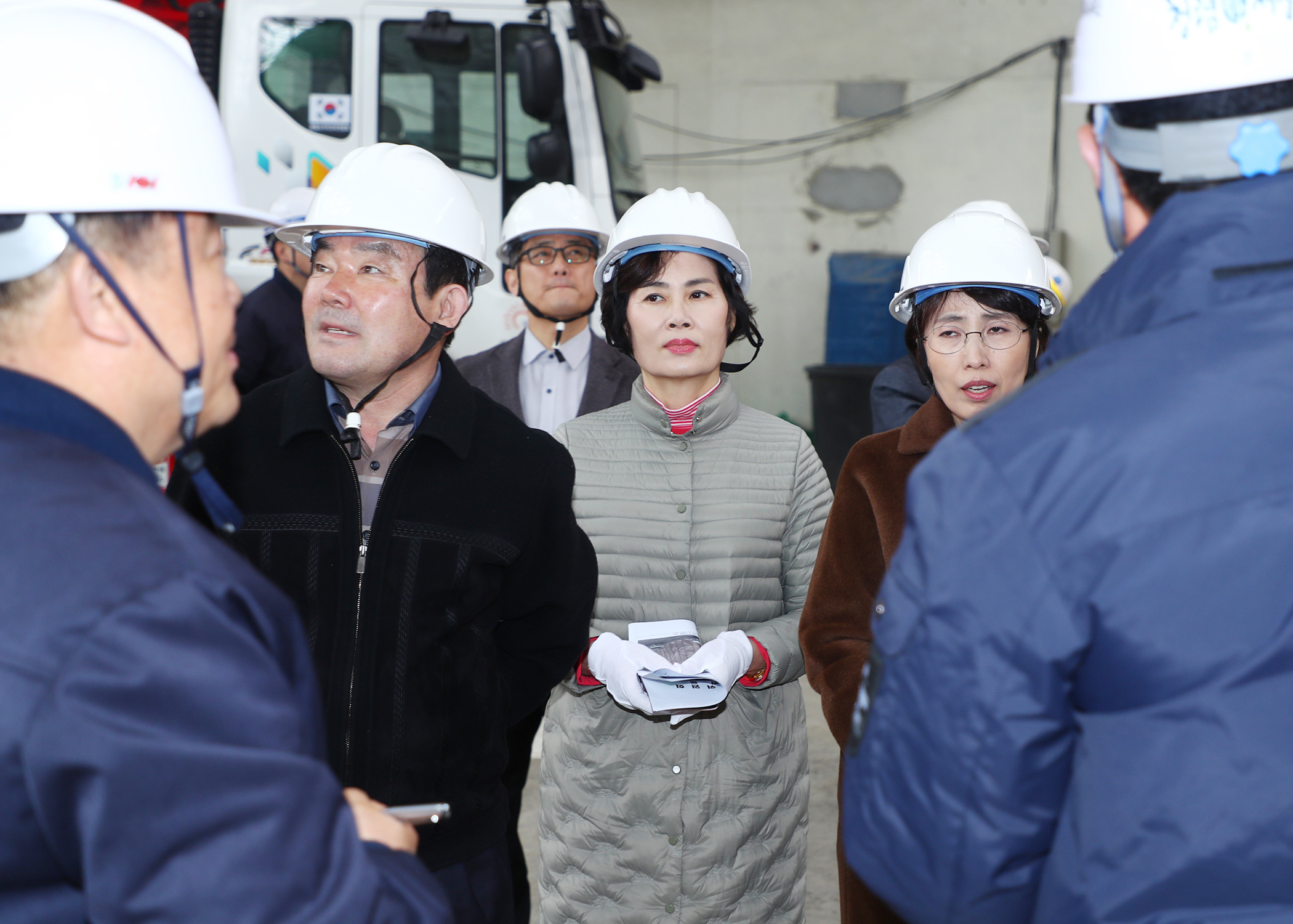 체조경기장 시설개선 공사 현장 방문 - 1