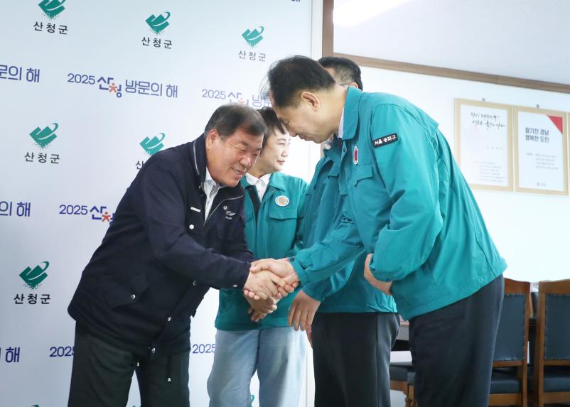 산청군 산불피해 특별재난지역 복구 지원(산청군청)