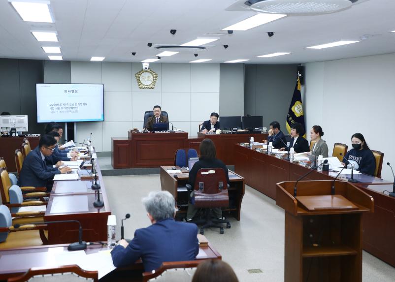 제322회 임시회 행정교육위원회