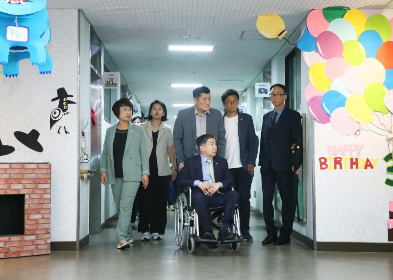발달장애 한국육영학교 교육환경 개선 요구 학부모 간담회