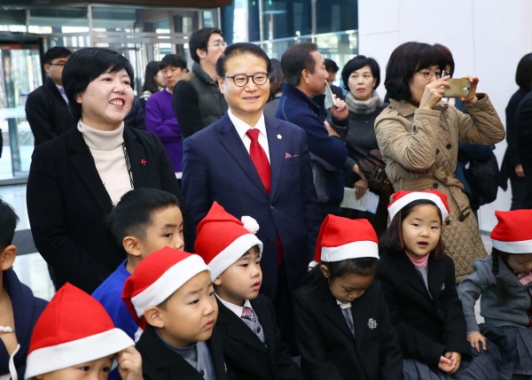 사랑의 모금함 및 온도탑 설치식