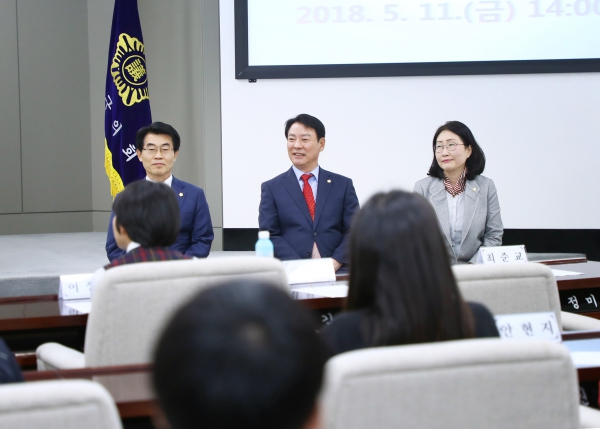 청소년의회교실 개최(방이 중학교)