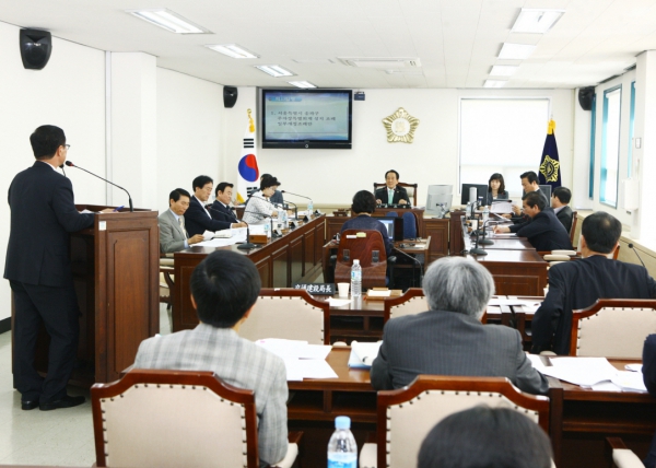 제191회 임시회 도시건설위원회 
