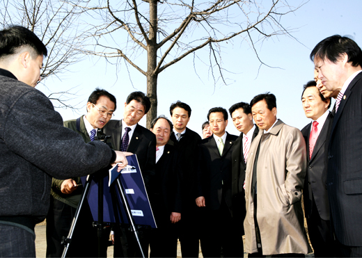 성내천 정비사업관련 올림픽아파트뒤 자전거도로