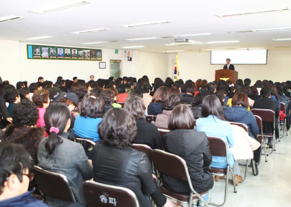 3월중 의용소방대 정기교육