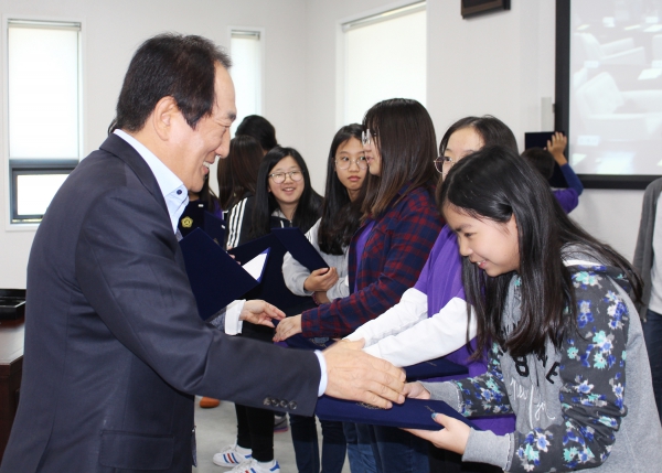 청소년의회교실 개최(개롱초등학교)