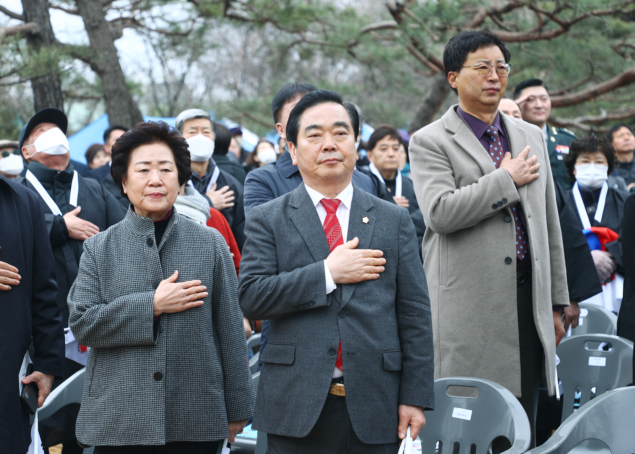 3.1절 기념식 및 대형 태극기 게양대 준공식 - 2