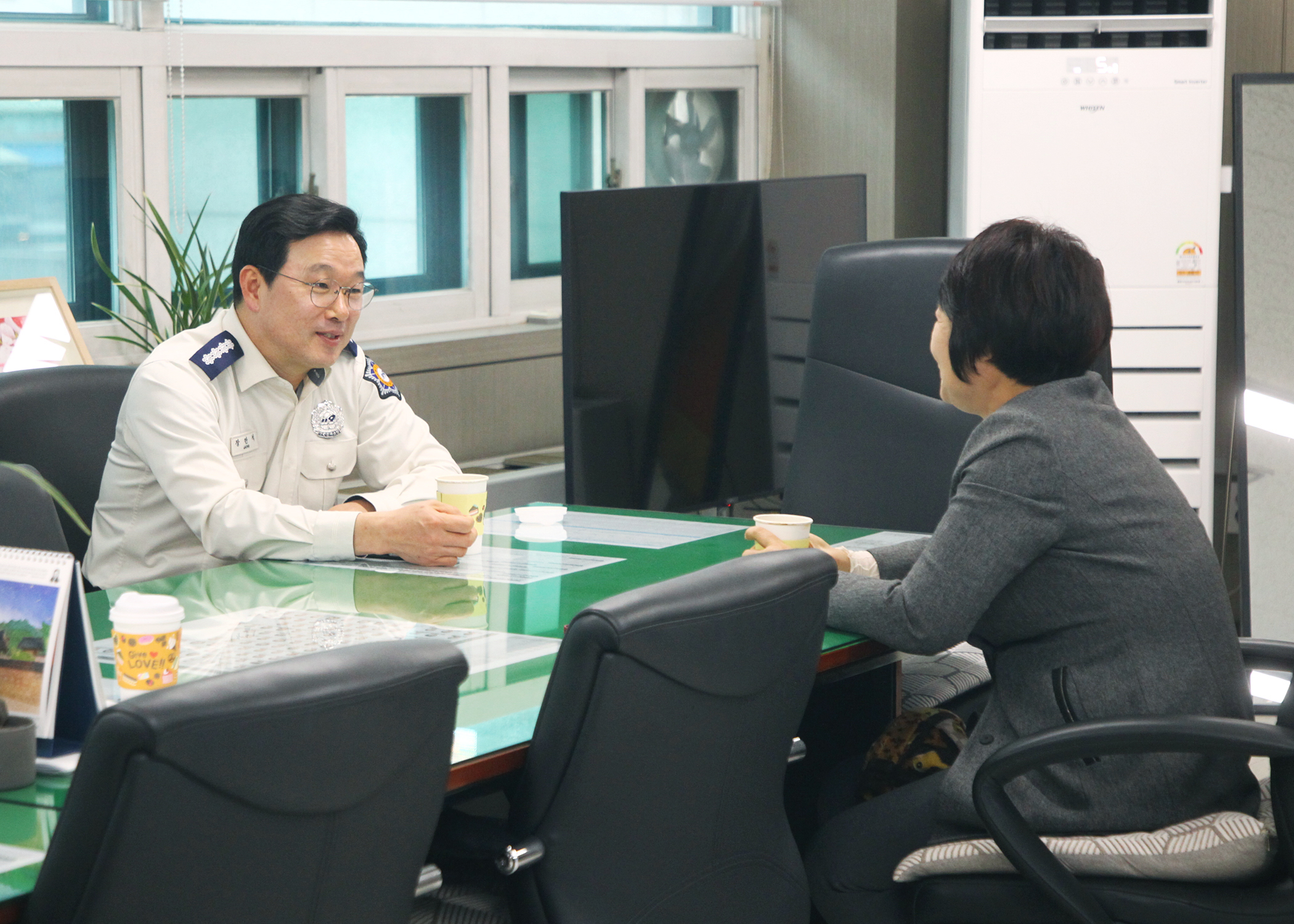 송파소방서장 면담 - 3