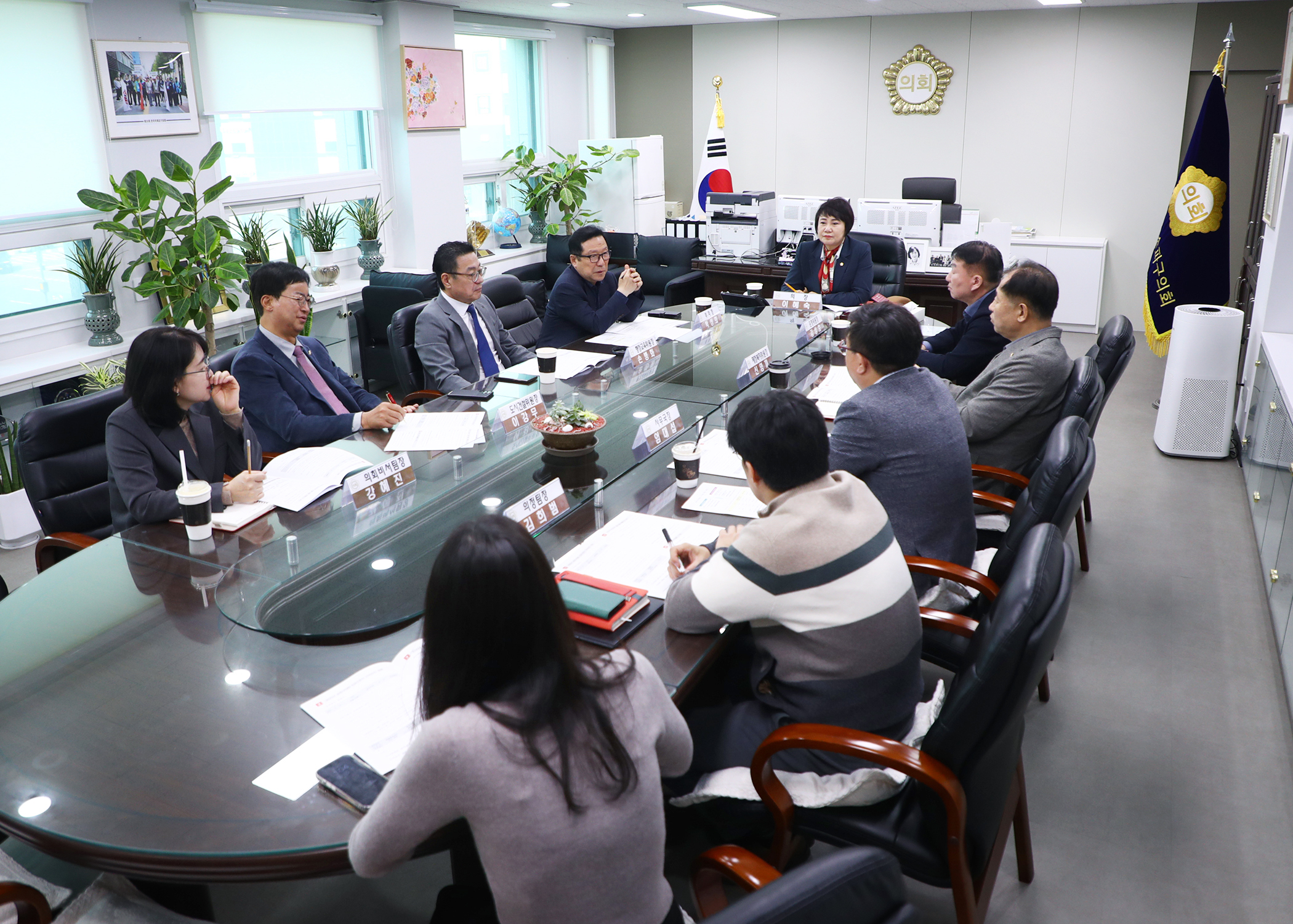 송파구의회 의장단 회의 - 3