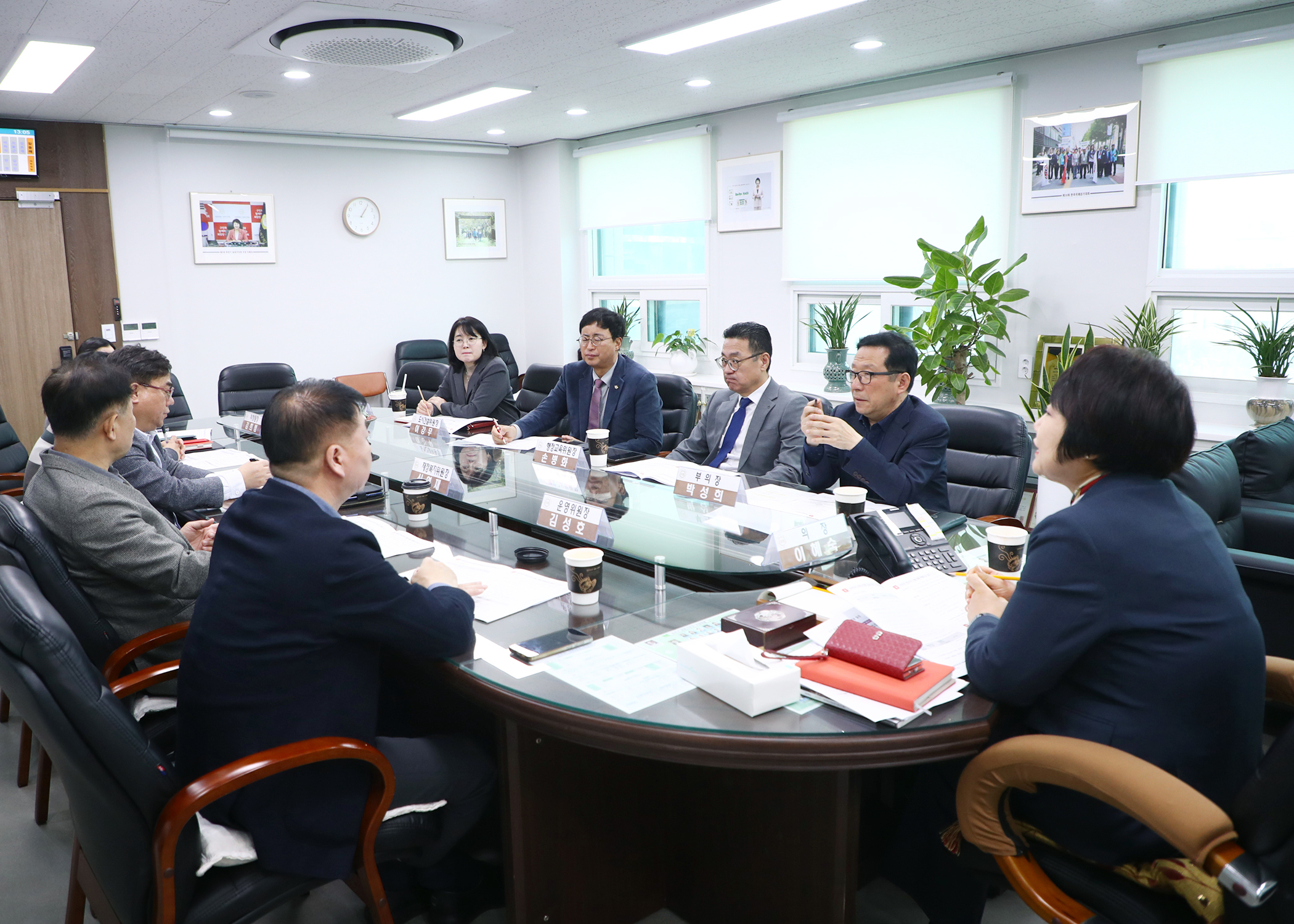 송파구의회 의장단 회의 - 4