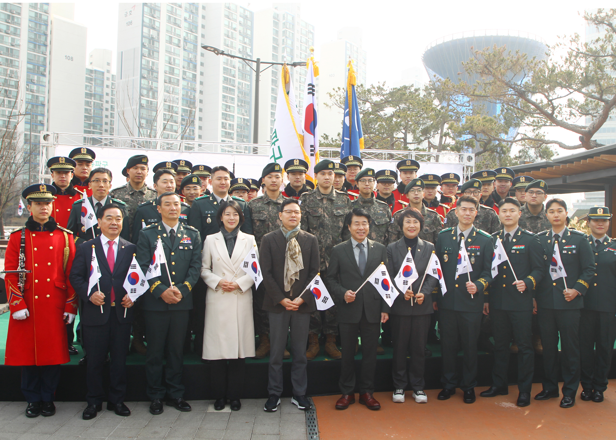 제106주년 3.1절 초대형 태극기  게양식 - 16
