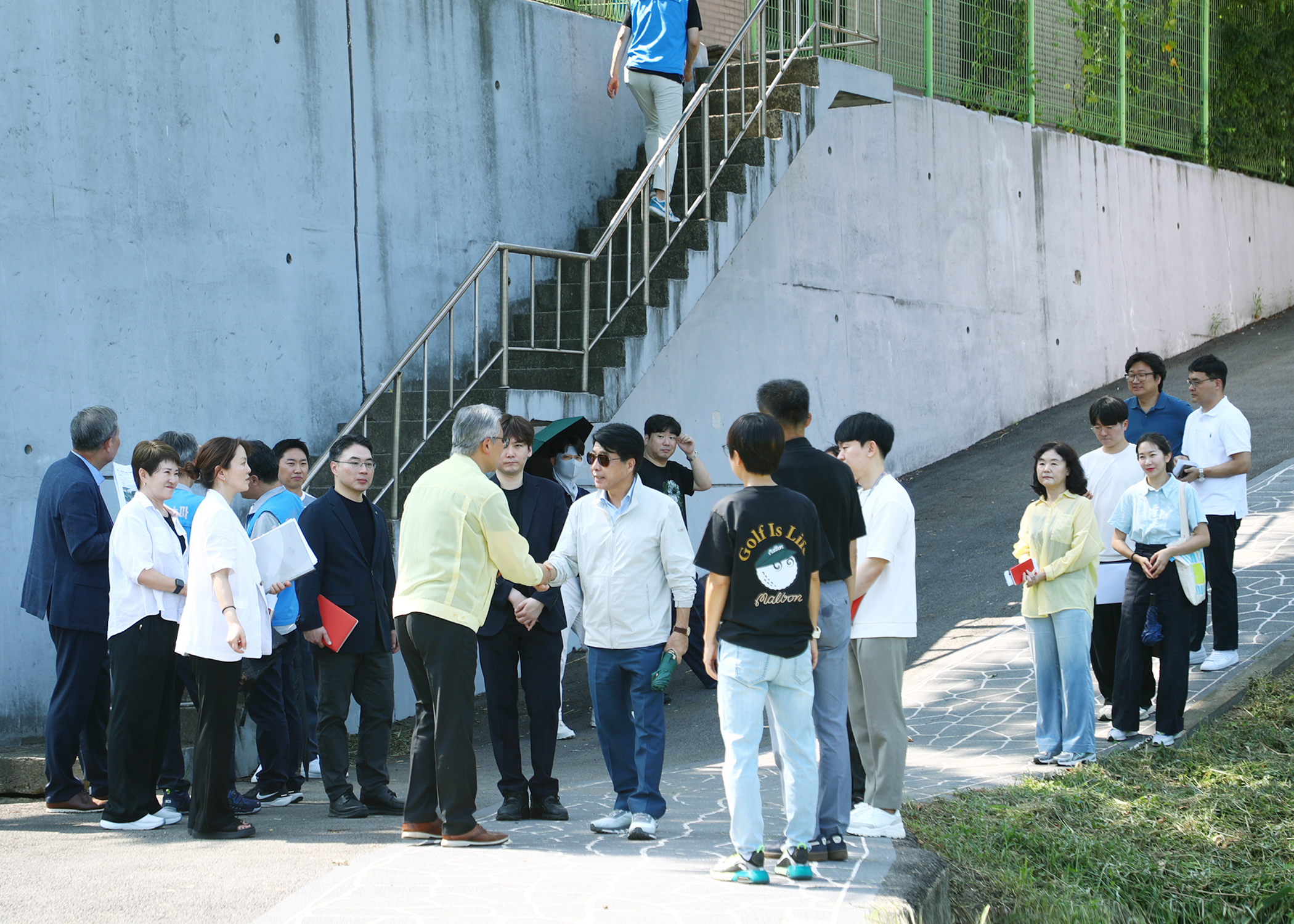 탄천유수지 체육시설 현장방문 - 8