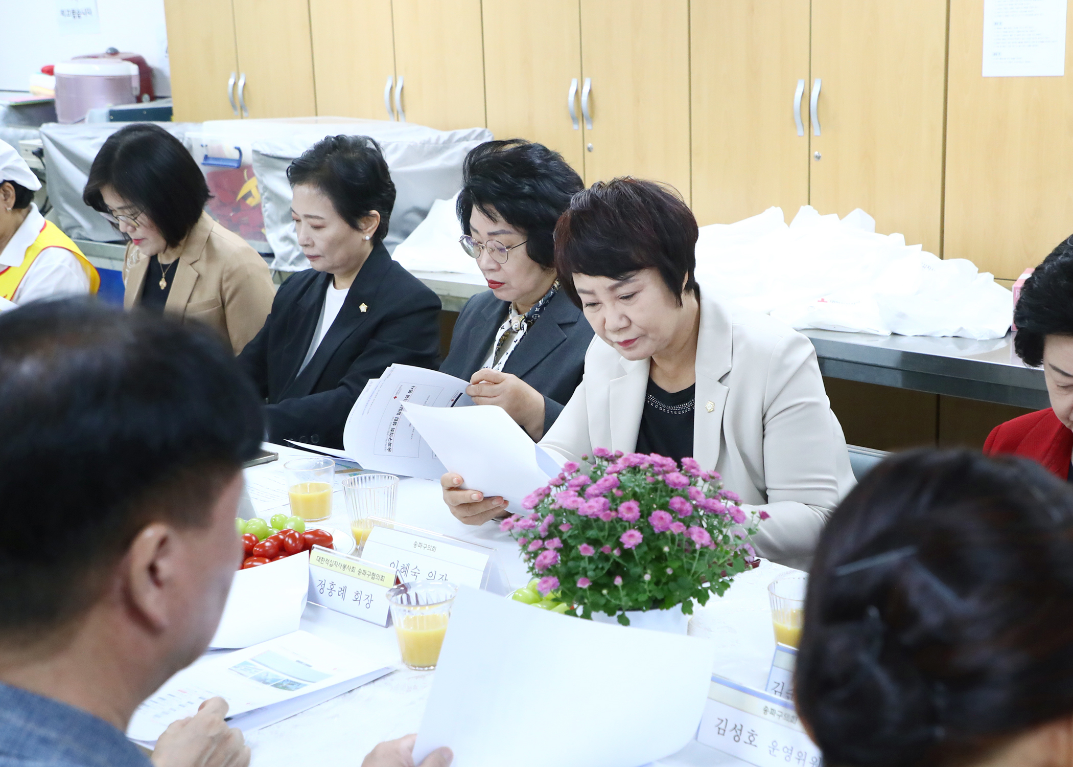 대한적십자사 창립120주년 기념 셀럽 일일피티시에 봉사 참석 - 2