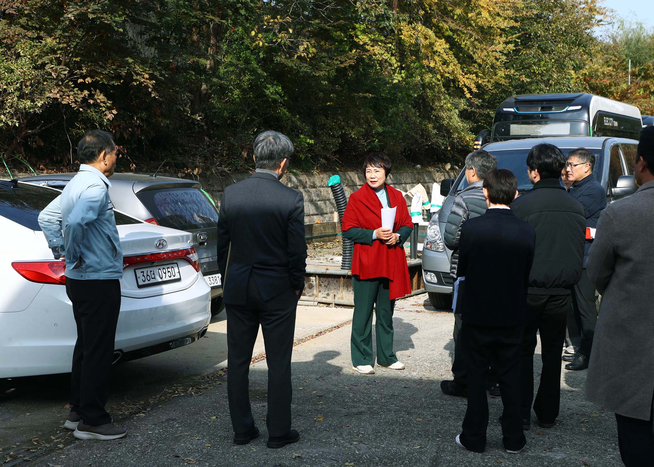 광진구 마을버스 차고지 풍납동 설치관련 현장방문 - 3