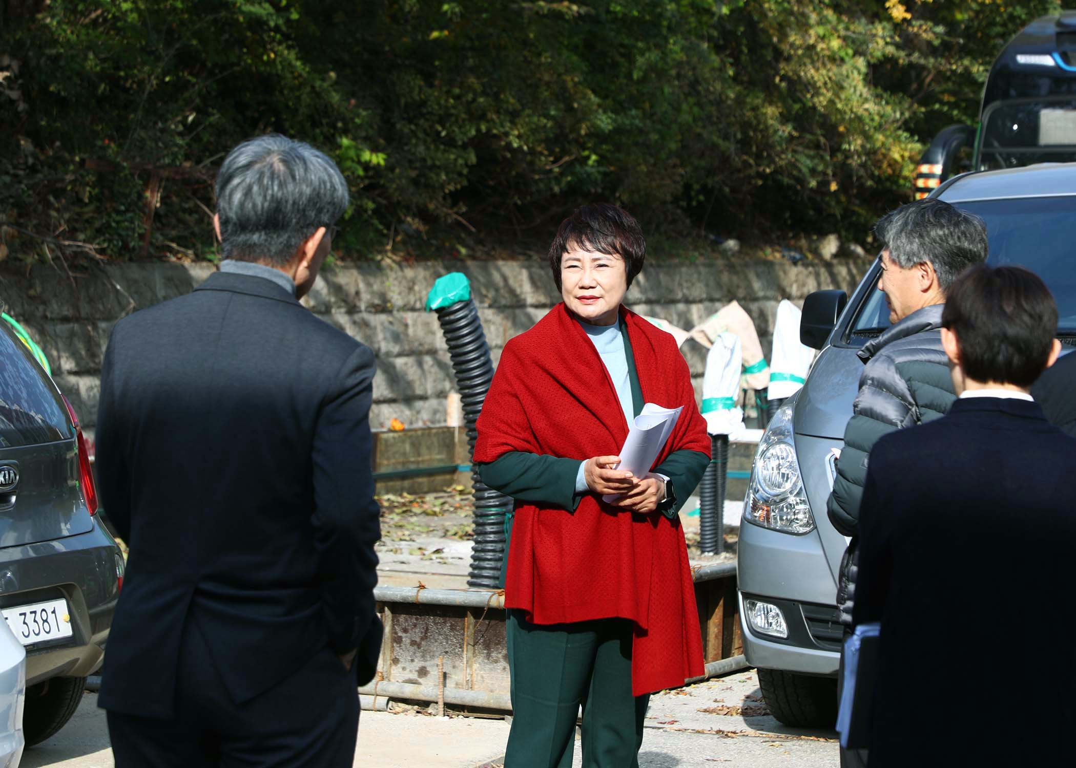 광진구 마을버스 차고지 풍납동 설치관련 현장방문 - 1