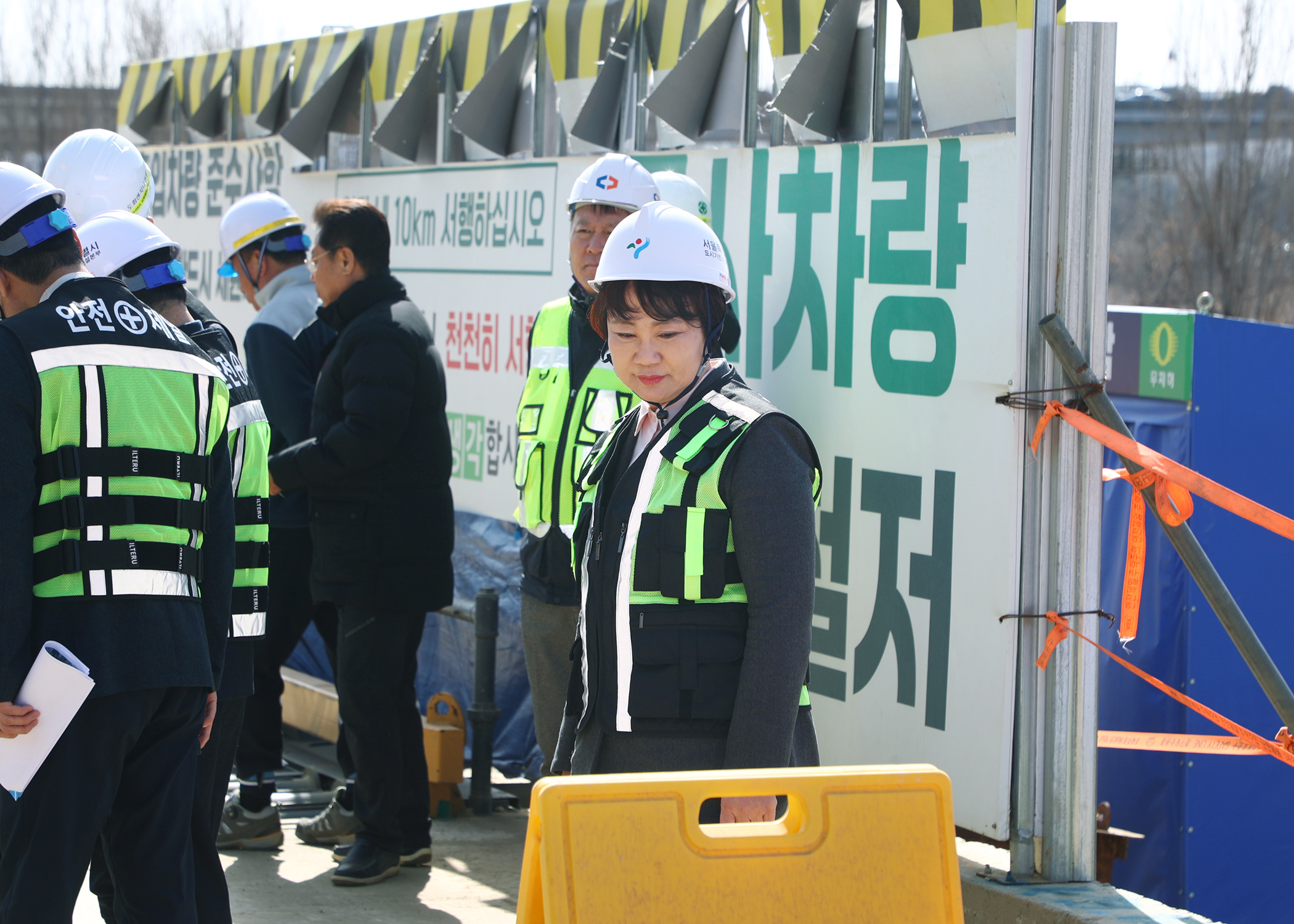 탄천변 동측도로 공사 현장방문 - 7