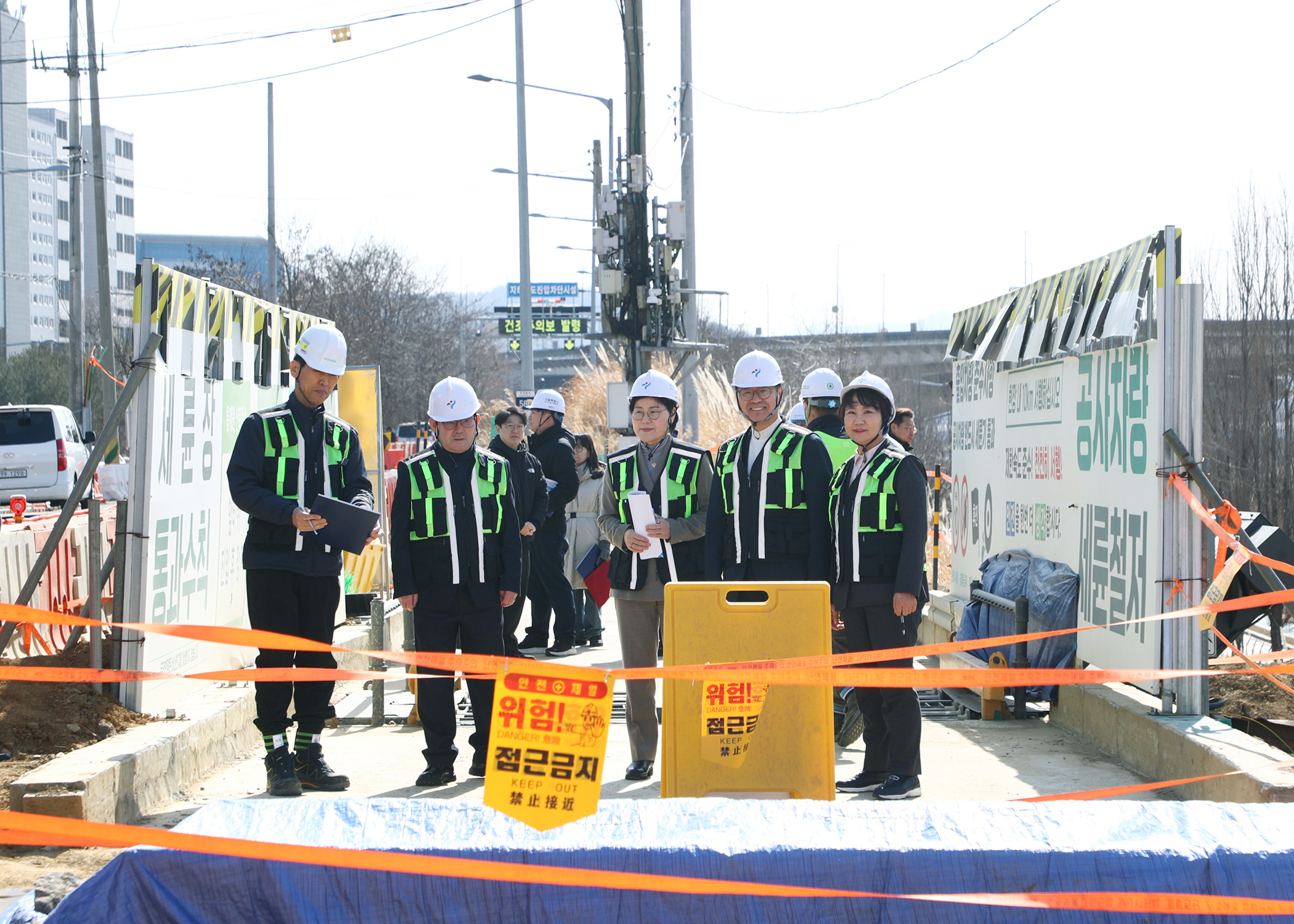 탄천변 동측도로 공사 현장방문 - 9