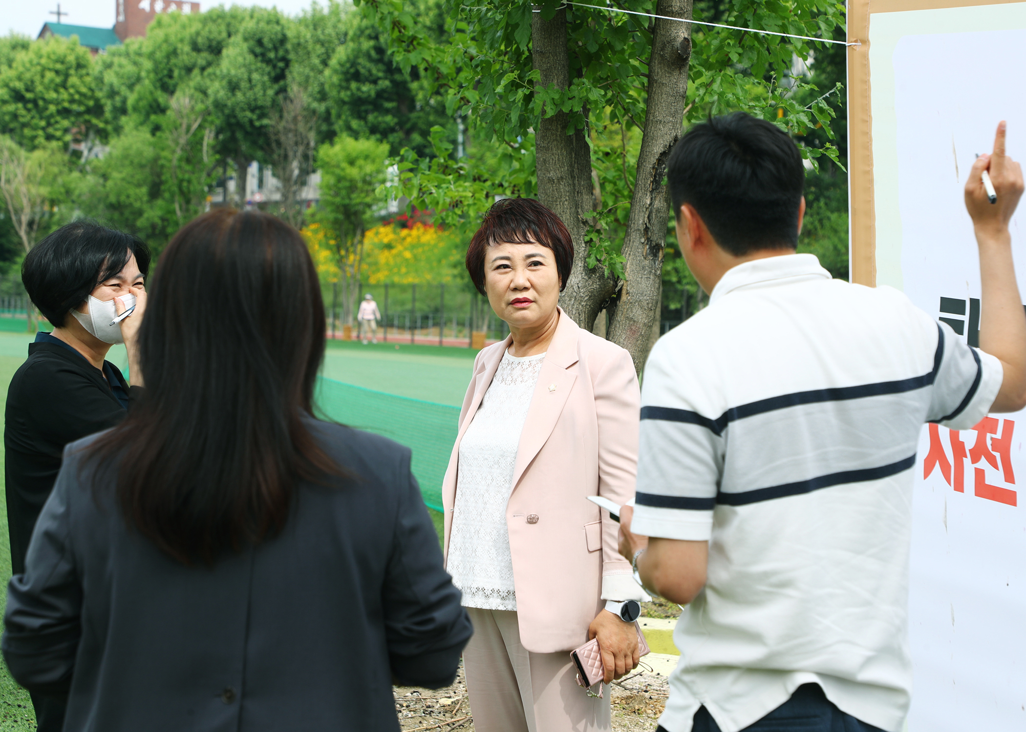잠실 유수지 파크골프장 오디 열매 관련 민원 현장방문 - 6