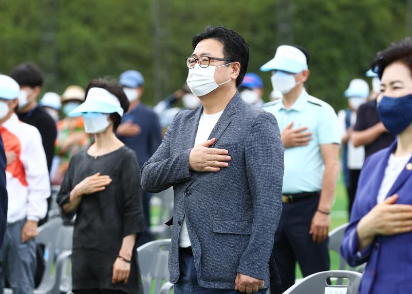 탄천유수지 체육시설 준공식