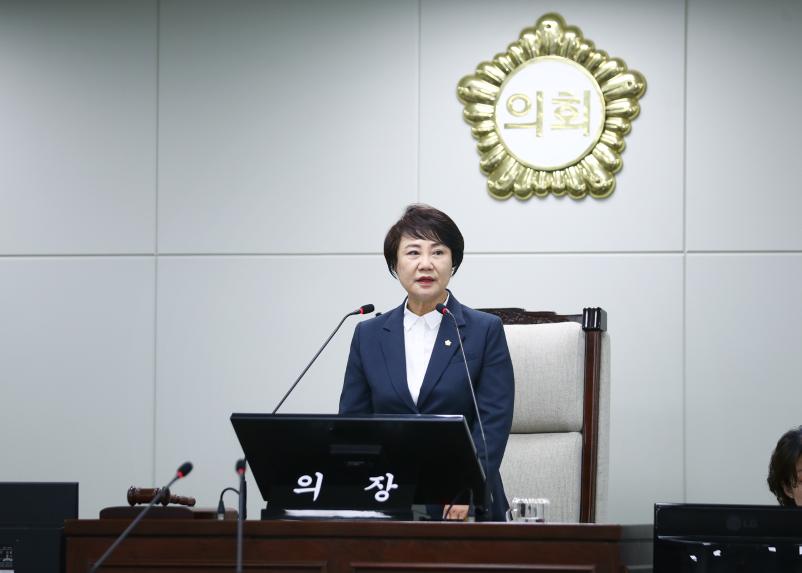 제321회 임시회 개회