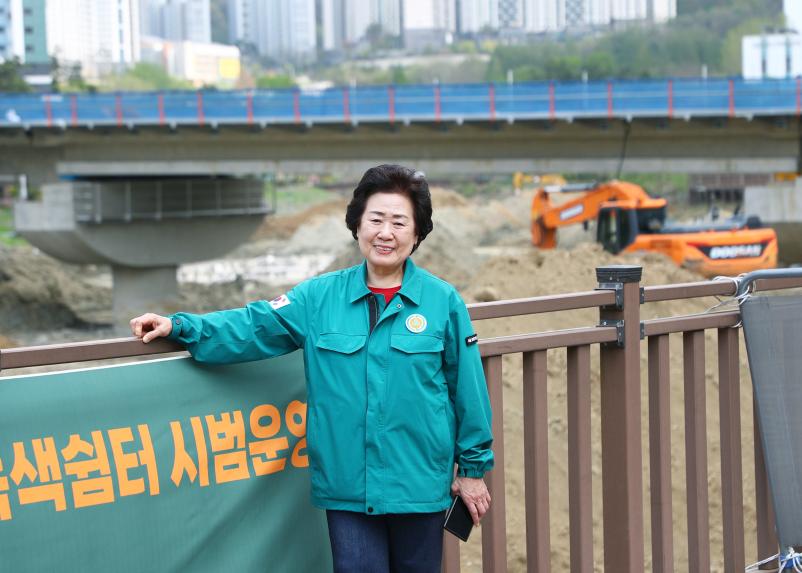 위례택지개발지구(장지천) 한강물 공급 사업시설 현장방문