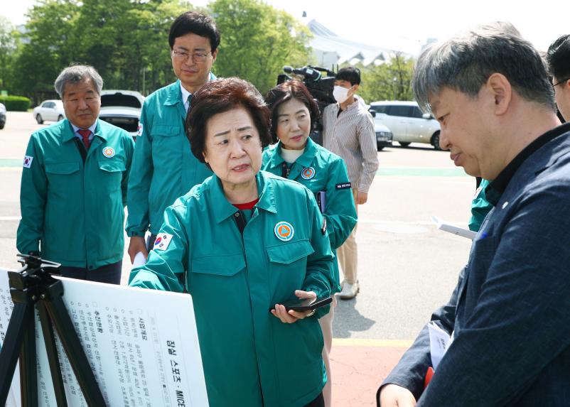 잠실 스포츠 MICE 복합공간 조성 사업 현장방문