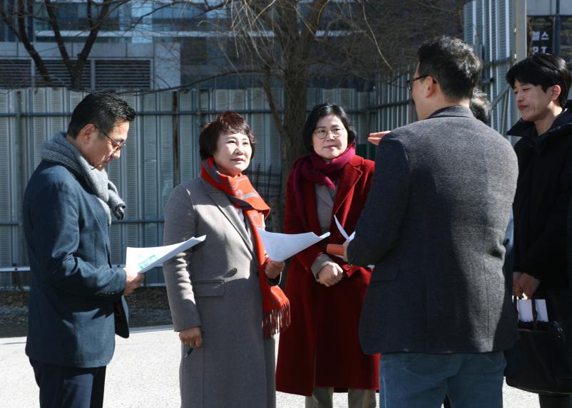 송파구청 이전부지 현장방문