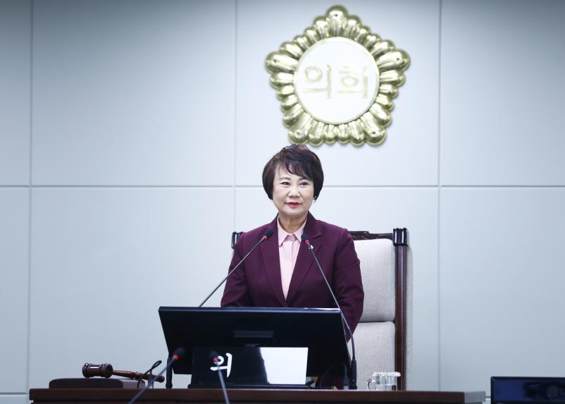 제329회 임시회 개회